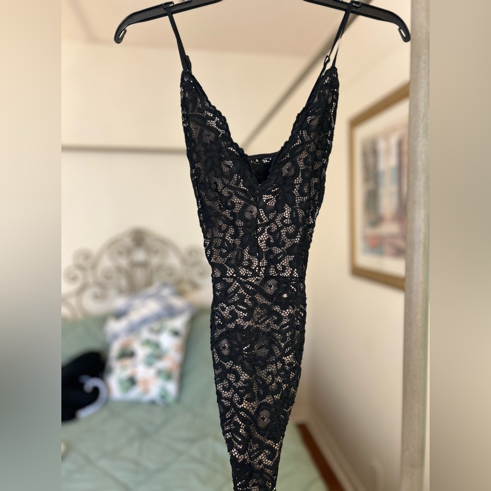 Black Lace Body Suit